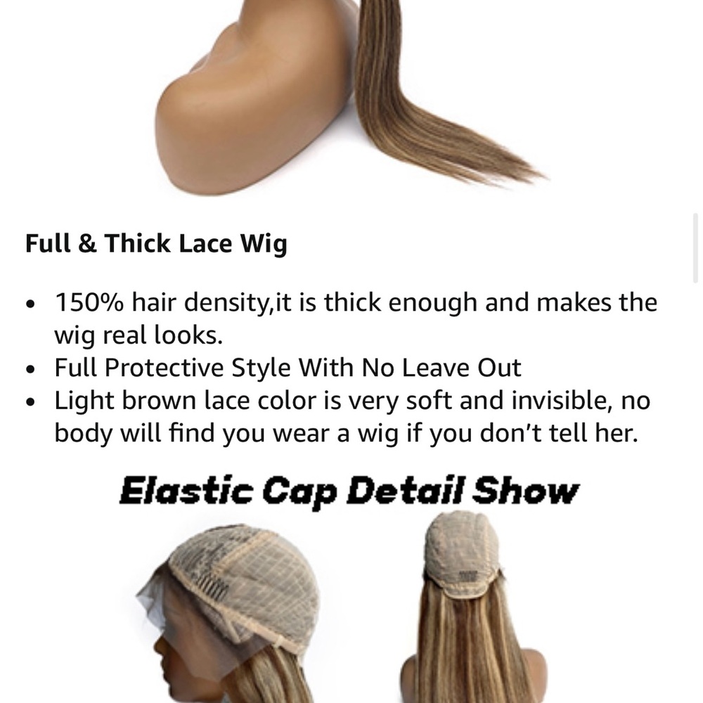Human Hair Honey Blonde Lace Front